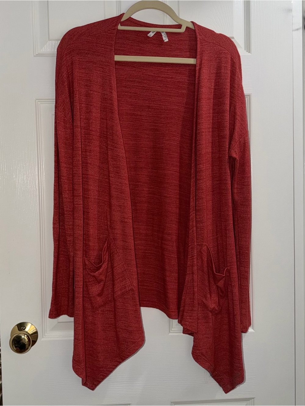 Mudd Open-Front Burnt Orange Women's Cardigan